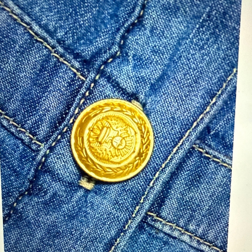 L'AGENCE Esmeralda Denim Midi Dress - Picture 5 of 5